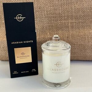 Glasshouse Arabian Nights White Oud Travel Mini Candle